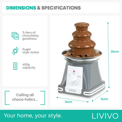 Chocolate Fountain - Grey